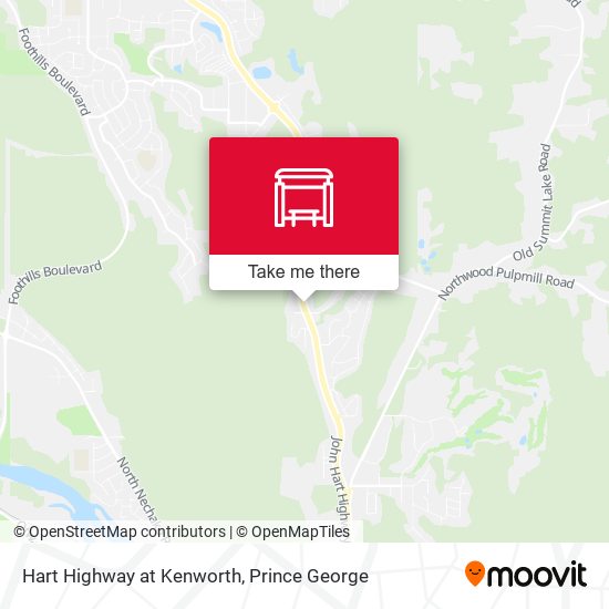 Hart Highway at Kenworth map