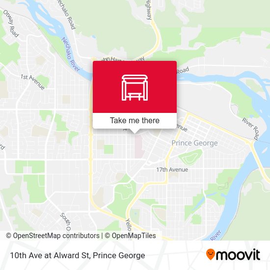 10th Ave at Alward St map
