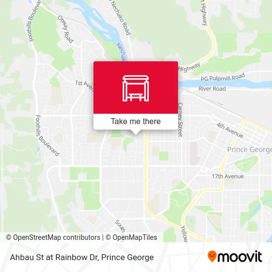 Ahbau St at Rainbow Dr map