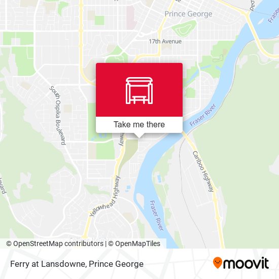 Ferry at Lansdowne map