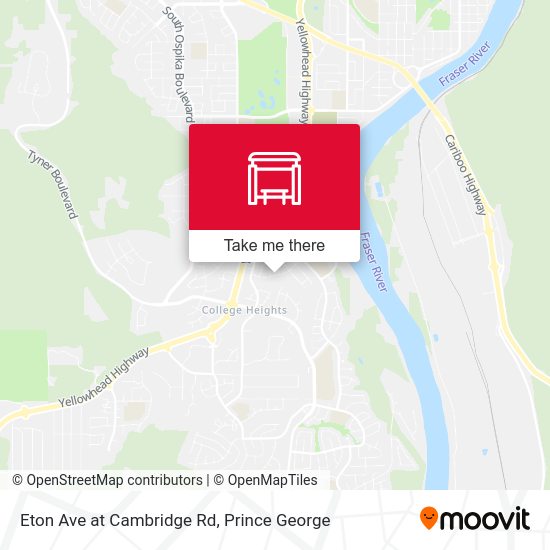 Eton Ave at Cambridge Rd plan