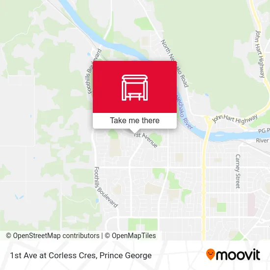1st Ave at Corless Cres plan