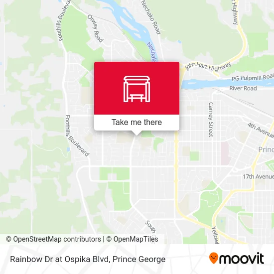 Rainbow Dr at Ospika Blvd plan