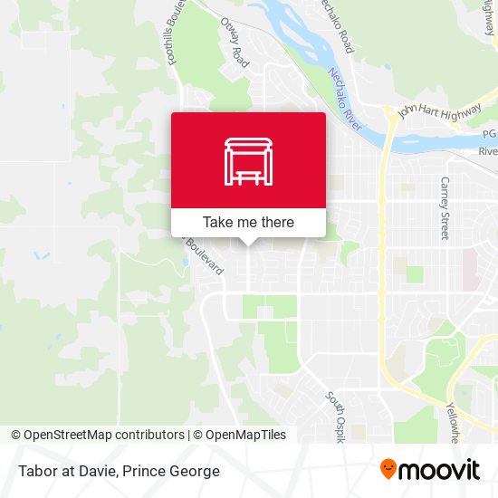 Tabor at Davie map