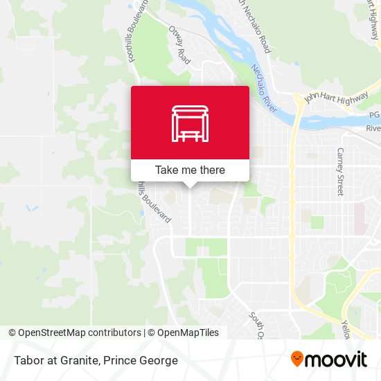 Tabor at Granite map