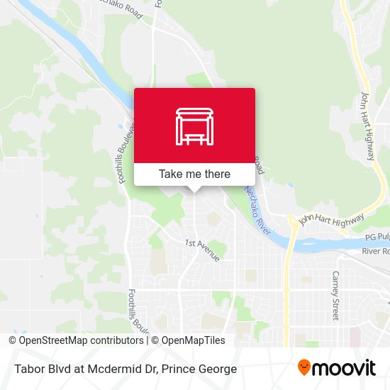 Tabor Blvd at Mcdermid Dr plan