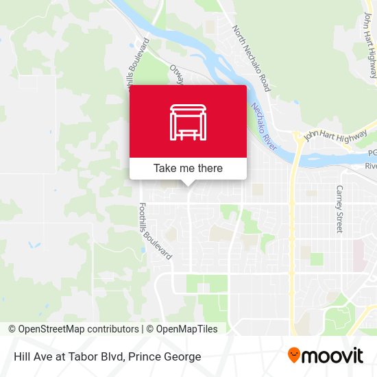 Hill Ave at Tabor Blvd plan