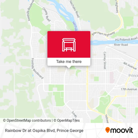 Rainbow Dr at Ospika Blvd plan