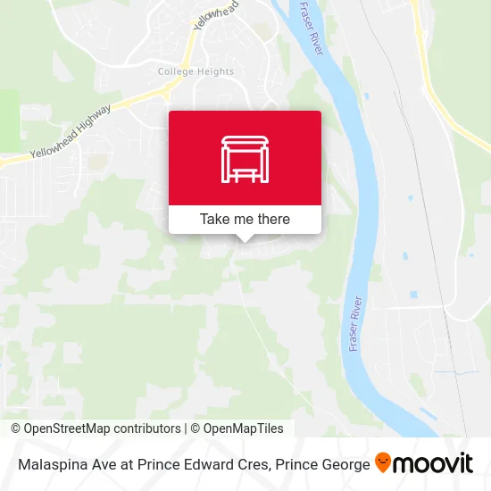 Malaspina Ave at Prince Edward Cres map