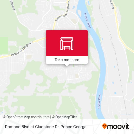 Domano Blvd at Gladstone Dr map