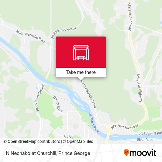 N Nechako at Churchill map