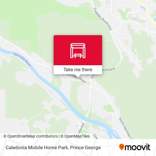 Caledonia Mobile Home Park plan