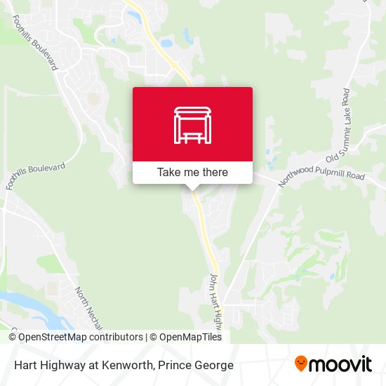 Hart Highway at Kenworth map