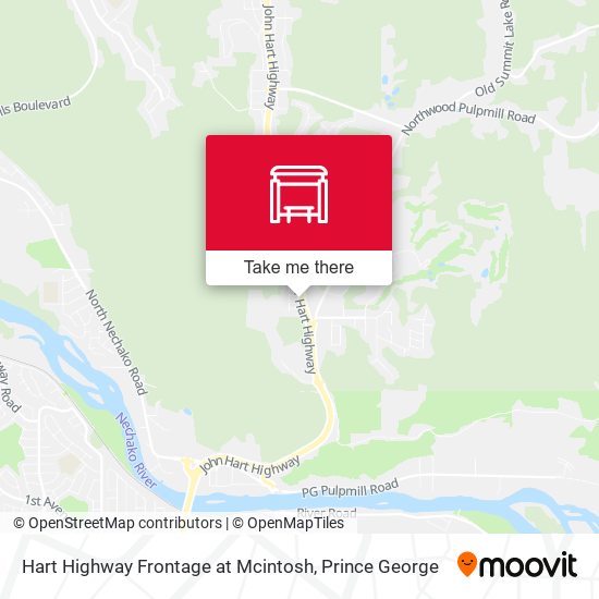 Hart Highway Frontage at Mcintosh plan