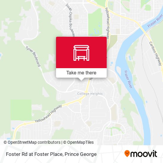 Foster Rd at Foster Place map
