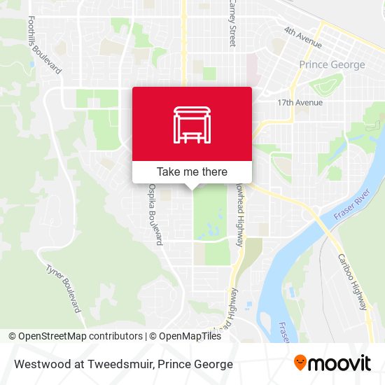 Westwood at Tweedsmuir map