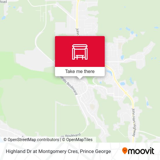 Highland Dr at Montgomery Cres map