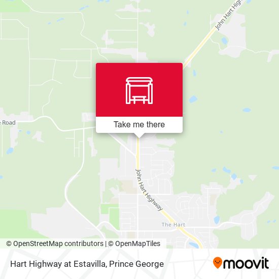 Hart Highway at Estavilla map