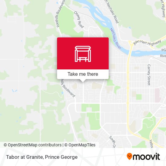 Tabor at Granite map