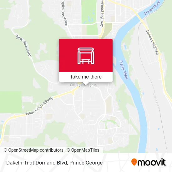 Dakelh-Ti at Domano Blvd map