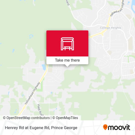 Henrey Rd at Eugene Rd map