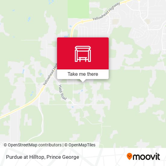 Purdue at Hilltop map