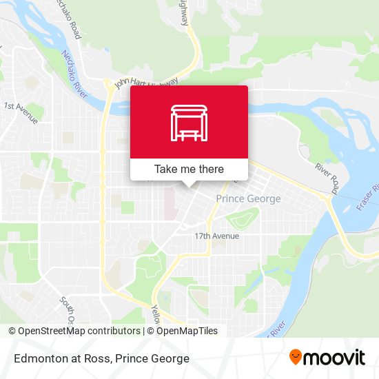Edmonton at Ross map