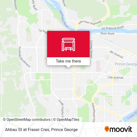 Ahbau St at Fraser Cres map