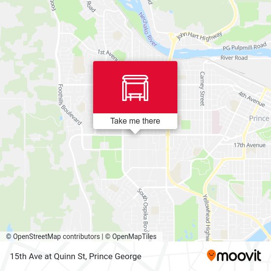 15th Ave at Quinn St map