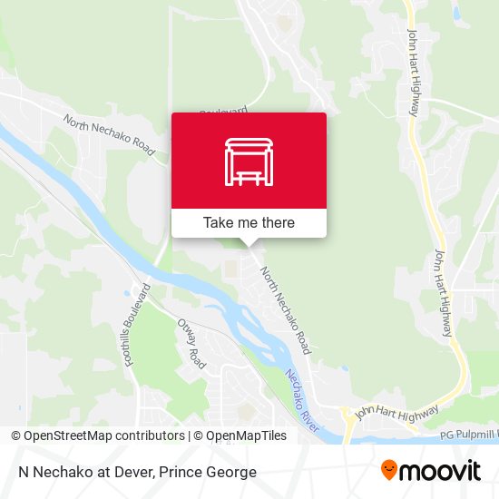 N Nechako at Dever map