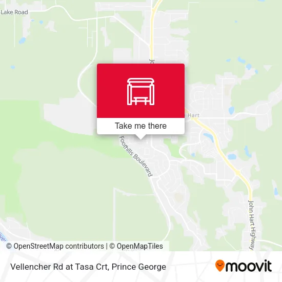 Vellencher Rd at Tasa Crt map