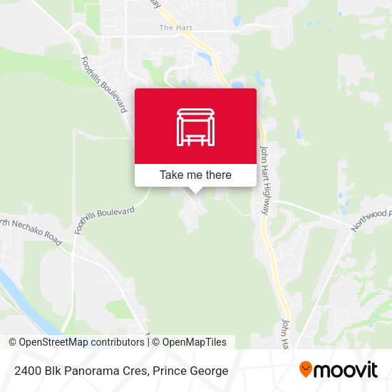 2400 Blk Panorama Cres map