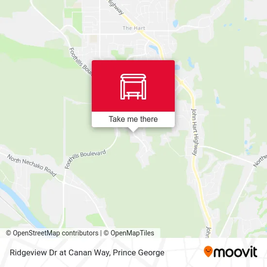 Ridgeview Dr at Canan Way map
