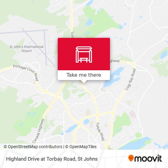 Highland Drive at Torbay Road map