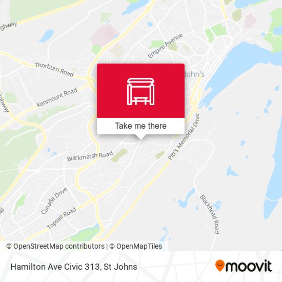 Hamilton Ave Civic 313 map