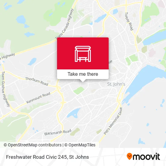 Freshwater Road Civic 245 map