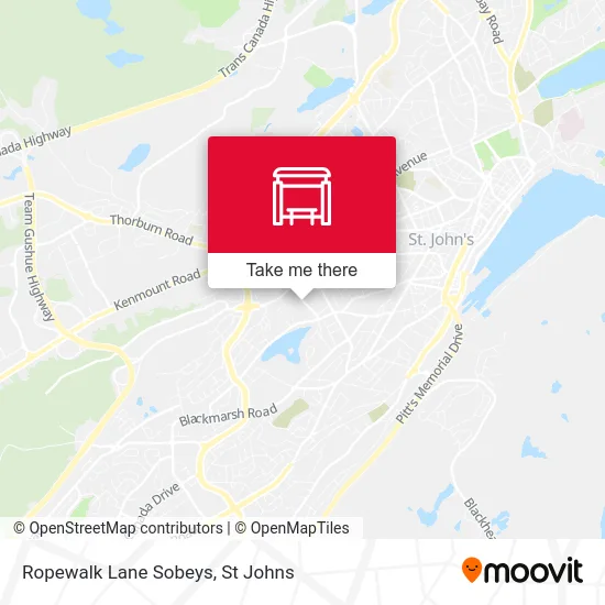 Ropewalk Lane Sobeys map