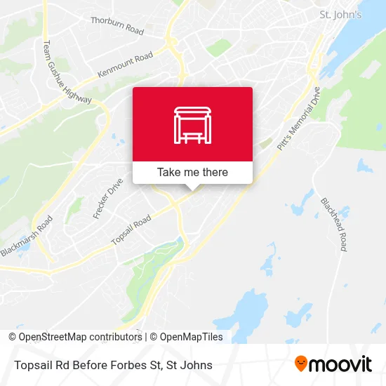 Topsail Rd Before Forbes St map