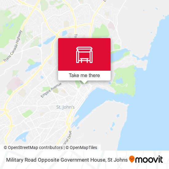 Military Road Opposite Government House map