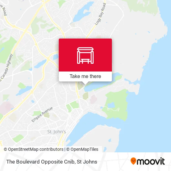 The Boulevard Opposite Cnib map