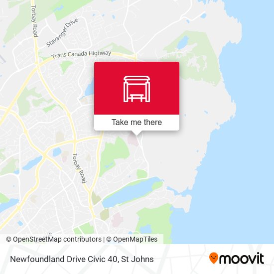 Newfoundland Drive Civic 40 map