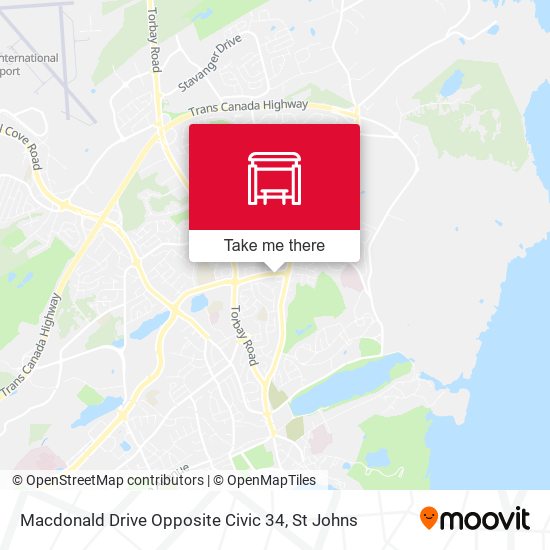 Macdonald Drive Opposite Civic 34 map