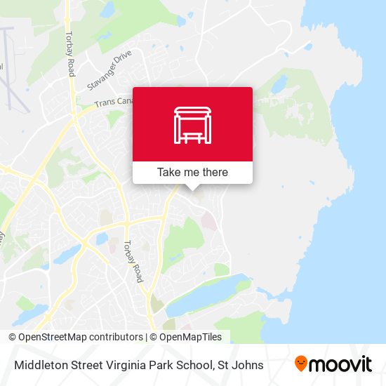Middleton Street Virginia Park School map