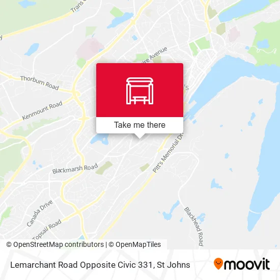 Lemarchant Road Opposite Civic 331 map