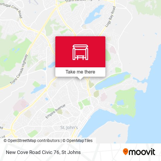 New Cove Road Civic 76 map