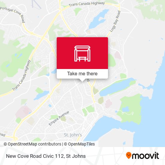 New Cove Road Civic 112 map