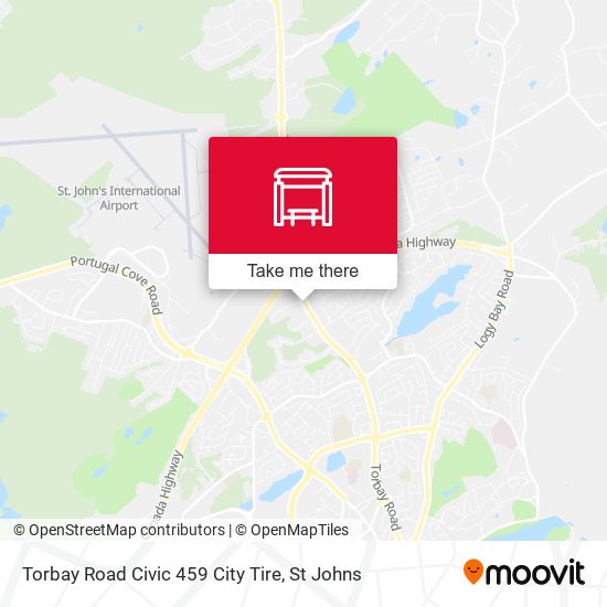 Torbay Road Civic 459 City Tire map