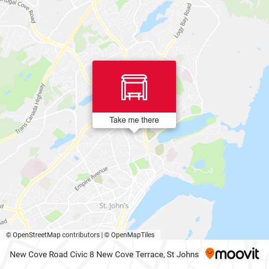 New Cove Road Civic 8 New Cove Terrace map