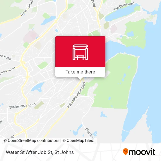 Water St After Job St map