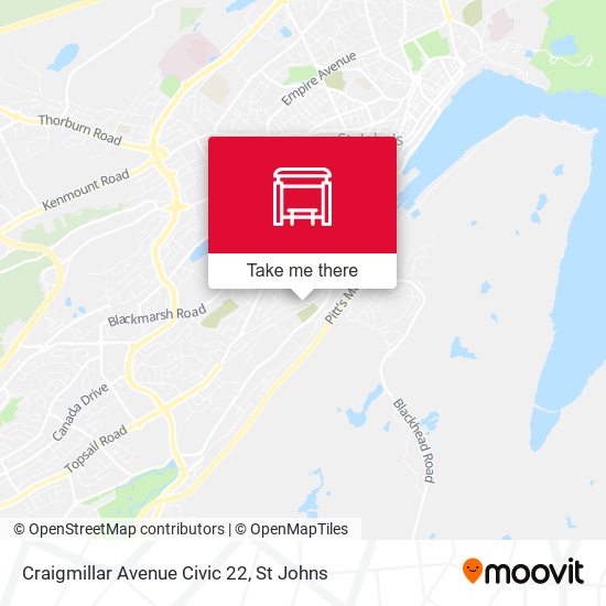 Craigmillar Avenue Civic 22 map